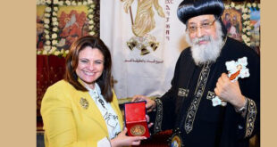 وزيرة الهجرة تشارك في الاحتفال بذكرى زيارة العائلة المقدسة إلى مصر بكنيسة أبي سرجة