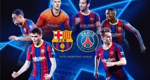 برشلونة يتعادل مع باريس سان جيرمان 1-1 في دوري أبطال أوروبا