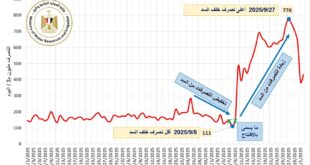 وزارة الري: فيضان صناعي مفتعل بسبب الإدارة الأحادية للسد الإثيوبي يهدد أمن شعوب دول المصب