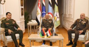 وزير الدفاع و رئيس أركان حرب القوات المسلحة يلتقيان نائب القائد العام للجيش الوطنى الليبى