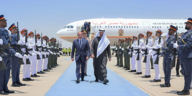 السيسي ومحمد بن زايد يؤكدان وحدة الموقف المصري الإماراتي ورفض الاعتداءات الإيرانية على سيادة الإمارات